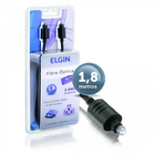 Cabo De Áudio Elgin Fibra Ótica P2 X P2 1,8m