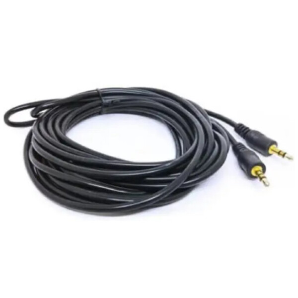 Cabo De Áudio Estéreo P2x P2 5 Metros Adapitador Adaptador