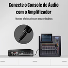 Cabo De Áudio Microfone Xlr Macho/fêmea 8 Metros Preto