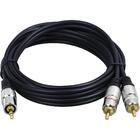 Cabo De Áudio P2 Stereo Com Saída 2x Rca Com 2 Metros