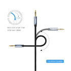 Cabo De Áudio Ugreen 3.5mm/angular Macho 1.5 M Preto