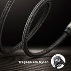 Cabo De Áudio Ugreen 6.35mm Macho P/guitarra Violão 2m Preto