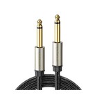 Cabo De Áudio Ugreen 6.35mm Macho P/guitarra Violão 2m Preto