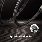 Cabo De Áudio Ugreen 6.35mm Macho Violão Guitarra 1m Preto