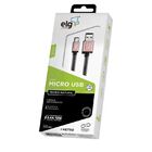Cabo De Celular Micro Usb Elg - Cabo Reforçado Em Tecido 1m -