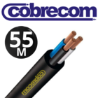 Cabo De Cobre Para Extensão Pp 3x2,50mm Rolo Com 55 Metros