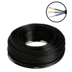 Cabo De Comando Preto Para Luz E Força 3x6mm Com 40 Metros