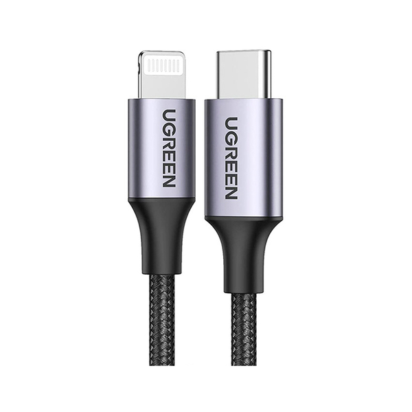 Cabo De Dados Ugreen 60760 Compatível Com Iphone Mfi 1.5m
