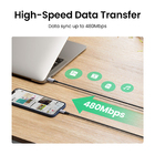 Cabo De Dados Ugreen 60760 Compatível Com Iphone Mfi 1.5m