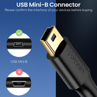 Cabo De Dados Ugreen Us132 Usb 2.0 P Mini Usb 5 Pinos 1m