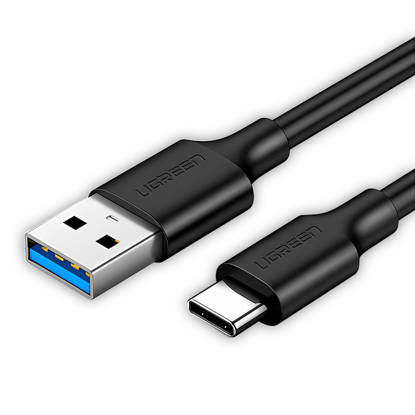 Cabo De Dados Ugreen Us184 Usb 3.0 P Usb Tipo C 2m Preto
