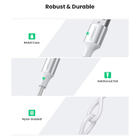 Cabo De Dados Ugreen Us288 Usb 2.0 P Usb Tipo C 1m Branco