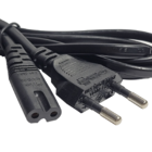 Cabo De Energia Ac Tipo 8 3m Bipolar 2x0.75mm