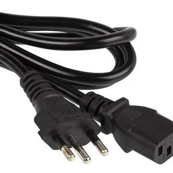 Cabo De Força 5 Metros Tripolar Fonte Pc  110v/220v