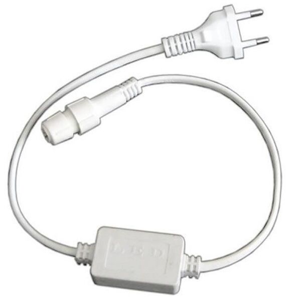 Cabo De Força Para Mangueira Ou Corda Luminosa Led 2 Vias Cod