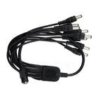 Cabo De Força Rabicho P4 Com 8 Opções Pinos Macho E 1 Fêmea