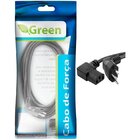 Cabo De Força Tripolar 1,5 Metros Macho/fêmea Plug 90 Graus