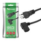 Cabo De Força Tripolar 90º Graus 1.5mts Pc Fontes Monitores