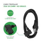 Cabo De Força Tripolar 90º Graus 1.5mts Pc Fontes Monitores