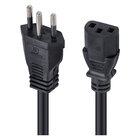 Cabo De Força Tripolar Para Fonte 3x0,75 Mm 250v 1,2 Metros -