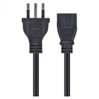 Cabo De Força Tripolar Para Fonte 3x0,75 Mm 250v - 3 Metros -