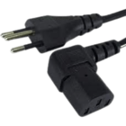 Cabo De Força Tv Plasma Ac Tripolar 3x0,75mm 10a 3m 90°