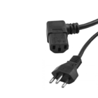 Cabo De Força Tv Plasma Ac Tripolar 3x0,75mm 10a 3m 90°