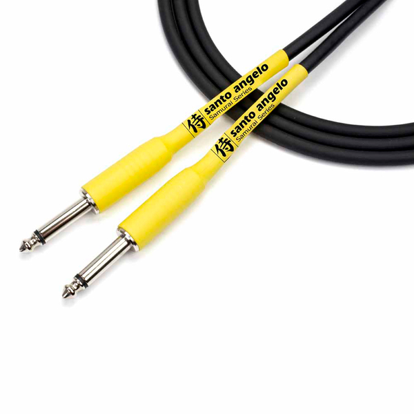 Cabo De Guitarra Samurai 0,30mmm Conector P10/p10 20ft 6,10 M