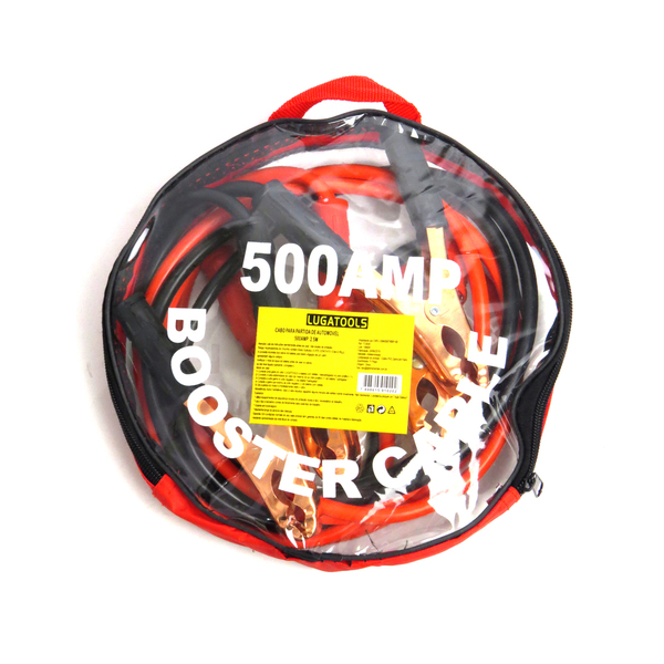 Cabo De Ponte P/ Recarregar Bateria 500a 2,5 M