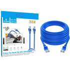 Cabo De Rede 30 Metros Rj45 Cat5e Patch Cord Utp Lan Internet