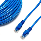 Cabo De Rede Azul 50 Metros Crimpado Rj45 Cat5e Lan Internet