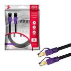 Cabo De Rede Blindado Rj45 Cat8 2000mhz 40gbps 5mts Original