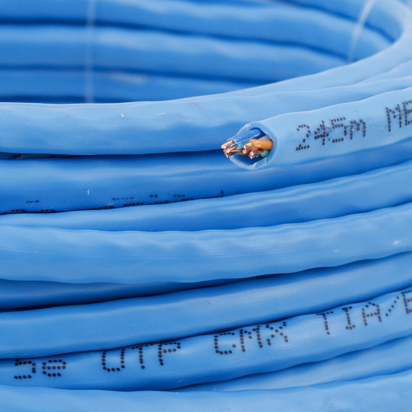 cabo de rede cat5e 15metros azul megatron leroy merlin