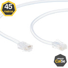 Cabo De Rede Cat5e Branco Montado 45 Metros