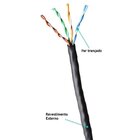 Cabo De Rede Cat5e Uutp 305m Cmx Azul 24awgx4p Mpt