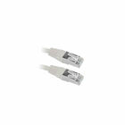 Cabo De Rede Patch Cord Cat5e Ftp 2 Metros Branco Blindado