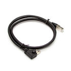 Cabo De Rede Patch Cord Cat7 Plug 90° Graus Para Lateral 2 Mt