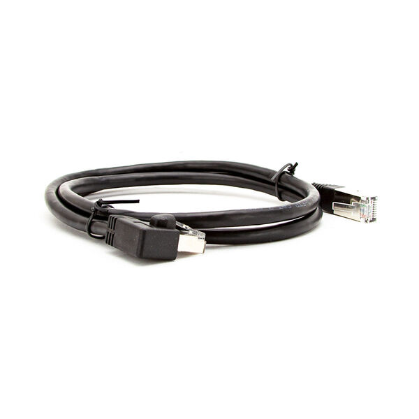 Cabo De Rede Patch Cord Cat7 Plug 90° Graus Para Lateral 2 Mt