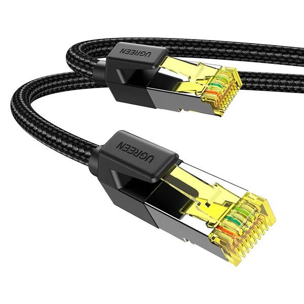 Cabo De Rede Rj45 Ugreen Cat7 F/ftp Macho 2 Metros Preto | Leroy Merlin