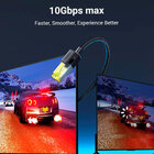 Cabo De Rede Rj45 Ugreen Cat7 F/ftp Macho 2 Metros Preto