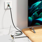 Cabo De Rede Rj45 Ugreen Cat7 F/ftp Macho 5 Metros Preto