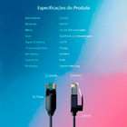 Cabo De Rede Ugreen Cat6a Utp Ethernet Rj45 3metro Preto