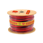 Cabo de Som Bicolor 2x1,0mm à Metro Preto e Vermelho Megatron