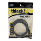 Cabo Digital HDMI 2.0 2Metros Plus  Tblack