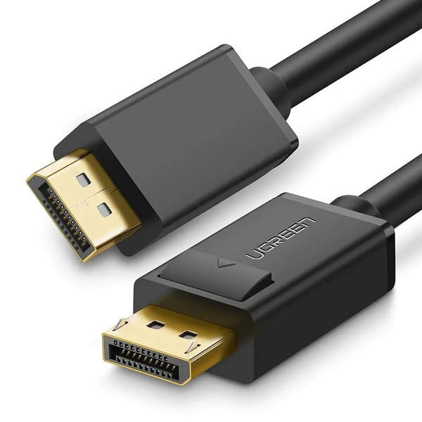 Cabo Displayport Macho Ugreen Suporta 4k/60hz 2 Metros Preto