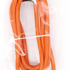 Cabo Elétrico Revestido Em Tecido Trançado Laranja 2 Metros