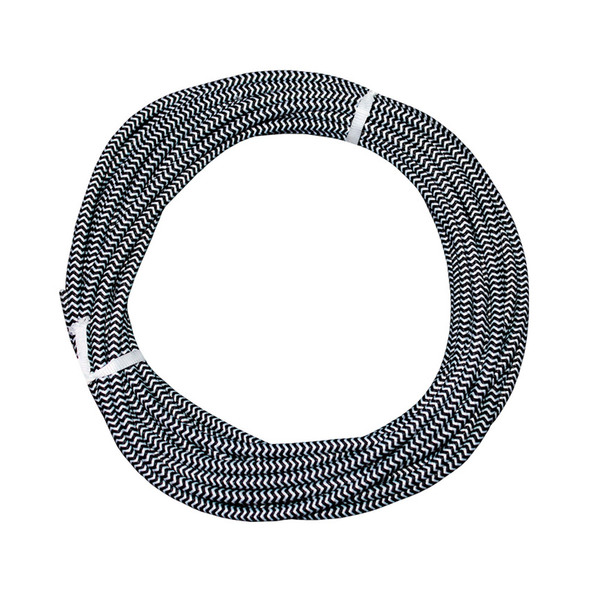 Cabo Elétrico Revestido Em Tecido Trançado Mescla 10 Metros