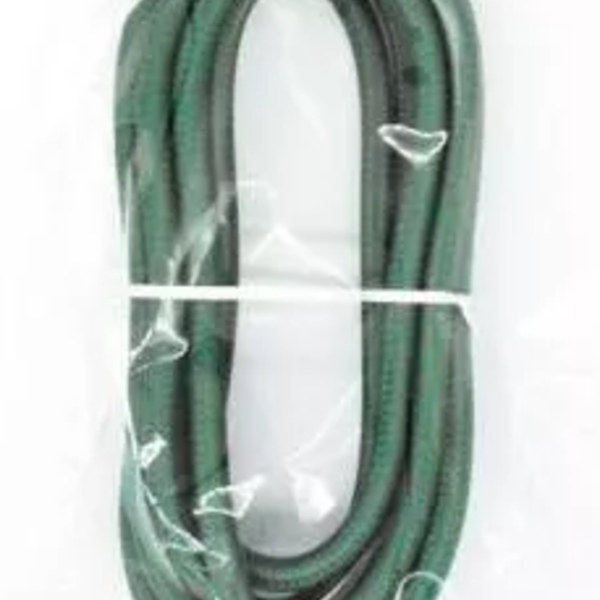 Cabo Elétrico Revestido Em Tecido Trançado Verde 2 Metros