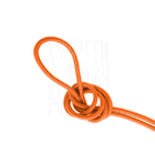 Cabo Elétrico Revestido Tecido 10 Metros Cor Laranja