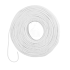 Cabo Elétrico Revestido Tecido Encapado 10 Metros Cor Branco